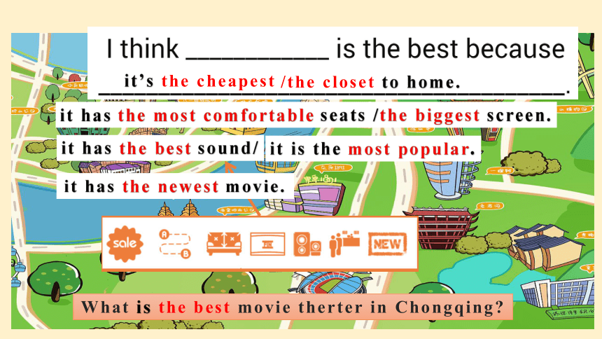 Unit 4 What’s the best movie theater？Section B 3a-Self check 课件(共23张PPT)