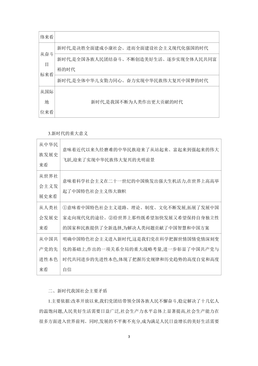 【核心素养目标】第四课 只有坚持和发展中国特色社会主义才能实现中华民族伟大复兴 学案（含习题答案）2024年高考政治部编版一轮复习 必修一