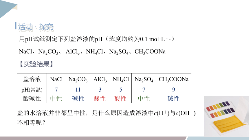 3.2 课时2 盐类水解的原理  课件(共22张PPT) 2023-2024学年高二化学鲁科版（2019）选择性必修1