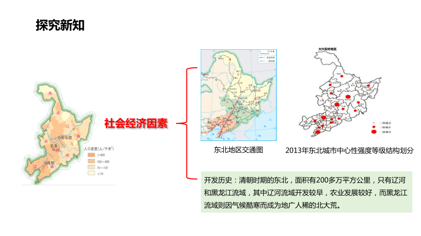 6.2 东北地区的人口与城市分布课件(25张PPT)湘教版地理八年级下册