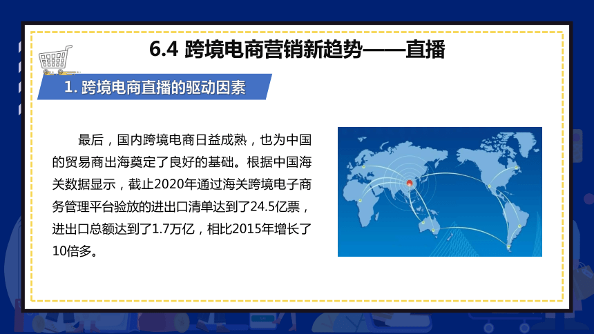 6.4跨境电商营销新趋势——直播 课件(共30张PPT)- 《跨境电商：理论、操作与实务》同步教学（人民邮电版）