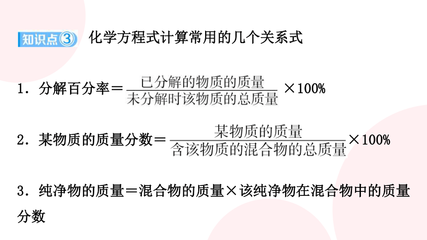 鲁教版八年级化学第五单元 第三节　化学反应中的有关计算课件(共33张PPT)