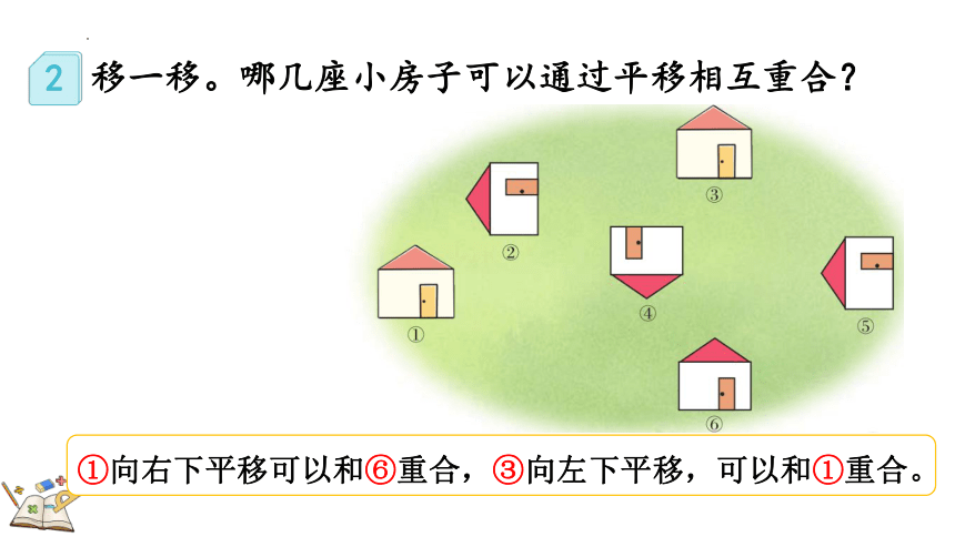 人教版数学二年级下册3.2 认识生活中的平移现象（课件）(共20张PPT)