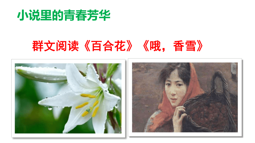 3《百合花》《哦，香雪》课件(共39张PPT)  统编版高中语文必修上册