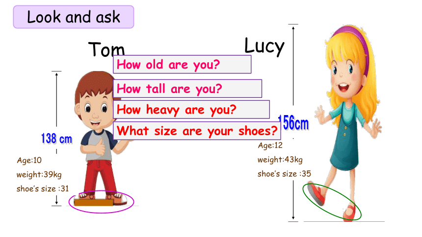 Unit 1 How tall are you?  Part B  Let's talk 课件(共20张PPT)