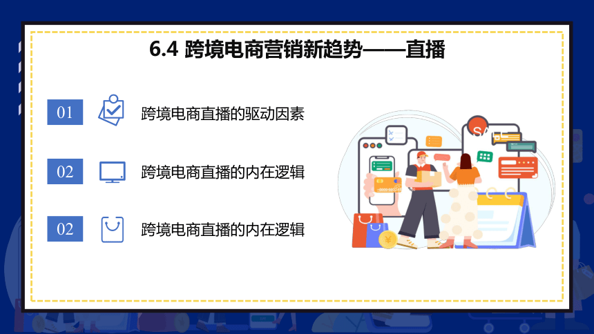 6.4跨境电商营销新趋势——直播 课件(共30张PPT)- 《跨境电商：理论、操作与实务》同步教学（人民邮电版）