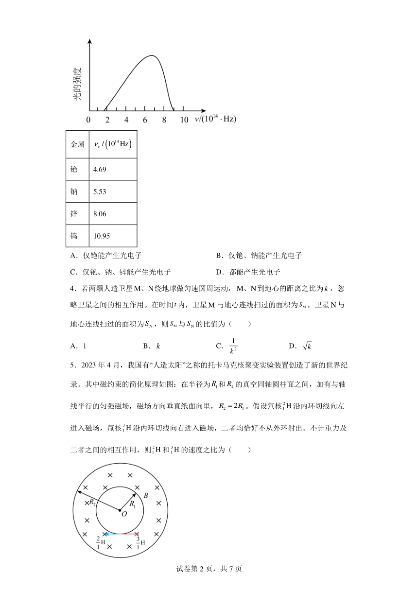 2024年1月河南省普通高等学校招生考试适应性测试物理试题（含解析）