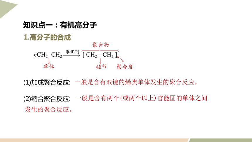 第五章 章末复习  课件（共18张PPT） 2023-2024学年高二化学人教版（2019）选择性必修3