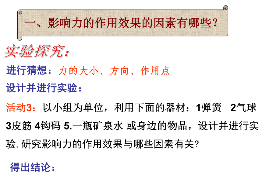 沪科版八年级物理第六章第二节怎样描述力23张PPT