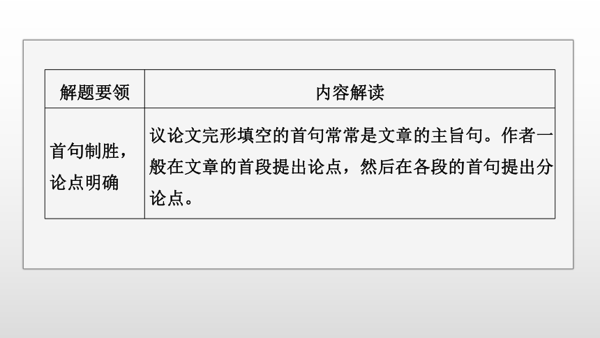 2024年高考英语二轮复习：专题三 完形填空  第4讲　议论文课件（共48张PPT）