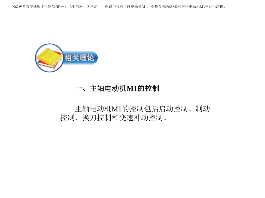 模块3  任务4.3 X62W型万能铣床控制电路常见电气故障检修 课件（共22张PPT）- 《电气控制线路安装与检修》同步教学（劳保版）