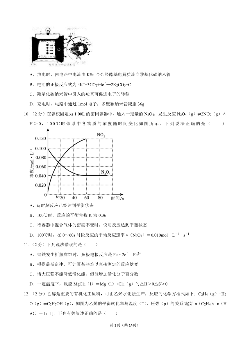 2023-2024学年广东省深圳市罗湖区高二（上）期末化学模拟试卷（含解析）