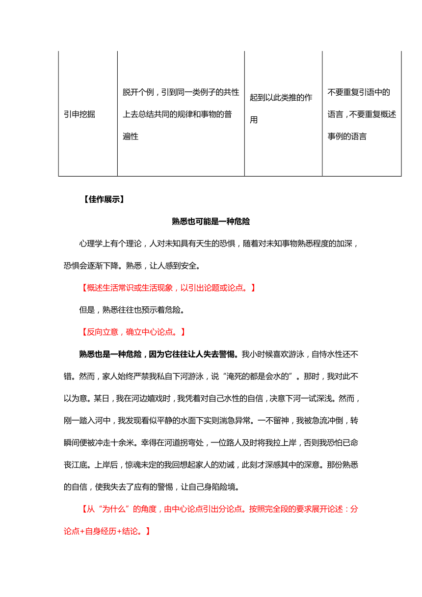 2024届高考语文复习：“五段三论式”议论文写作指导