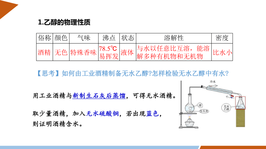 7.3 课时1 乙醇  课件 （共24张ppt）2023-2024学年高一化学人教版（2019）必修2