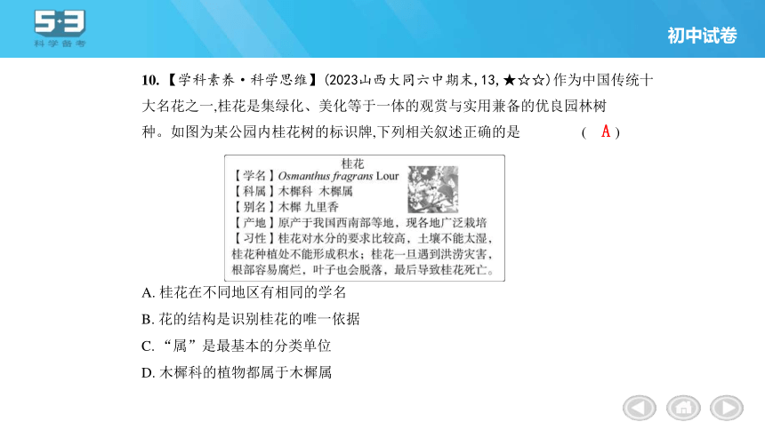 第6单元 生物的多样性及其保护习题课件(共34张PPT)人教版八年级上册