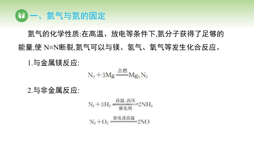 5.2.1 氮气和氮氧化物课件(共46张PPT) 人教版（2019）必修第二册