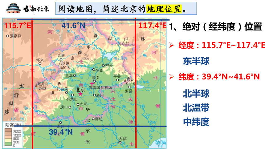 人文地理下册 5.1.3古老而现代的首都——北京 课件
