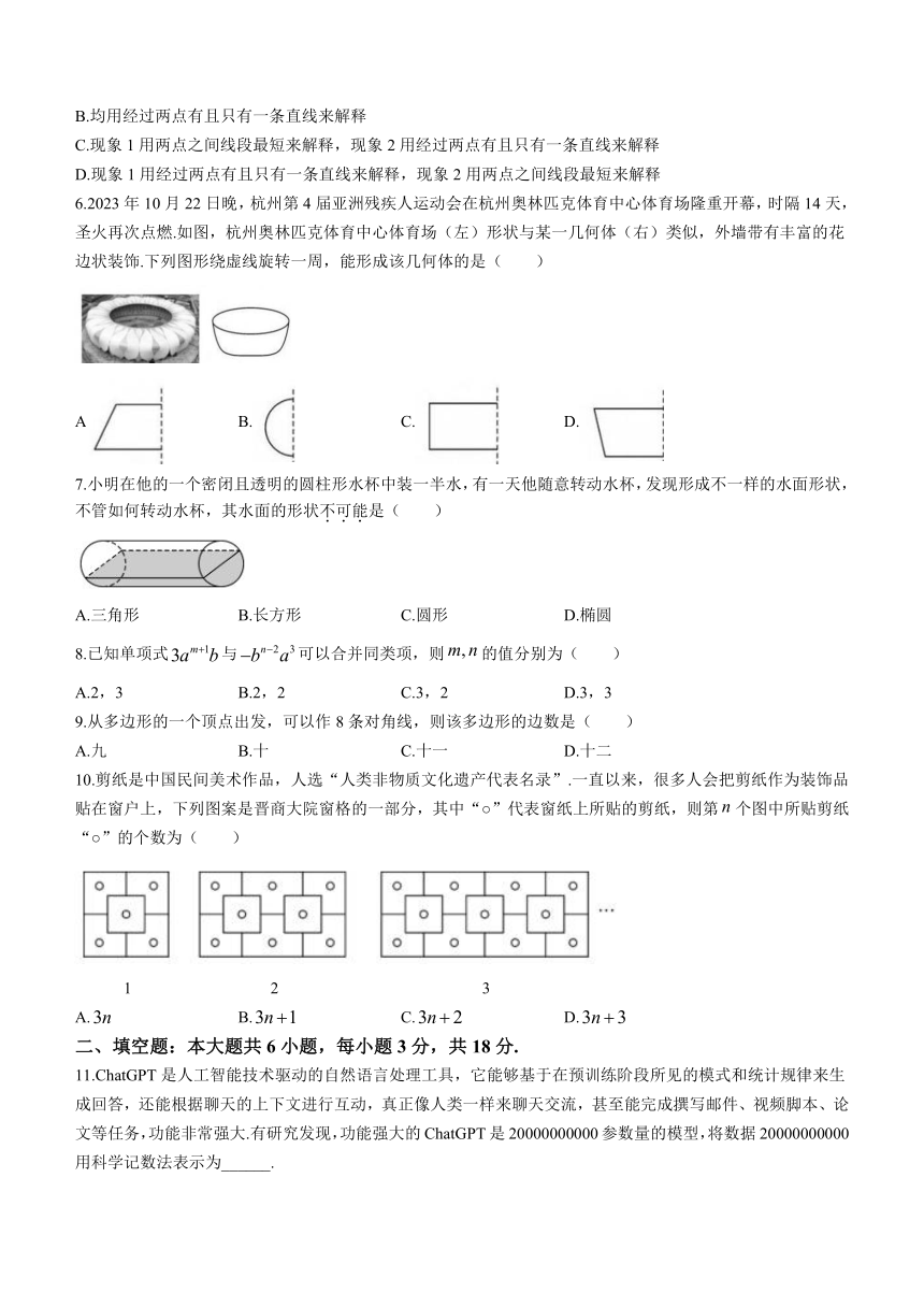 广东省河源市紫金县2023-2024学年七年级上学期期末数学试题（含答案）