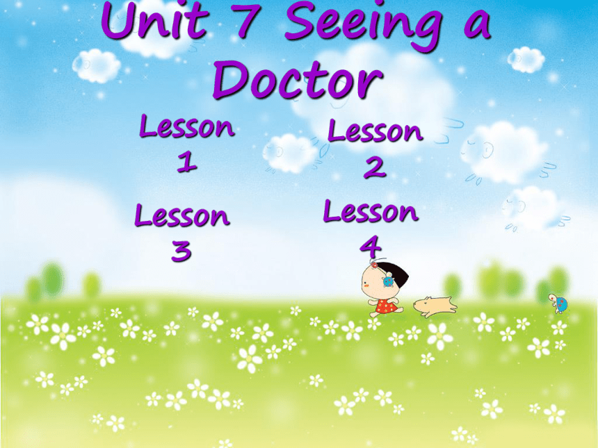 小学英语闽教版(三年级起点)六年级下册Unit3 Seeing a Doctor课件