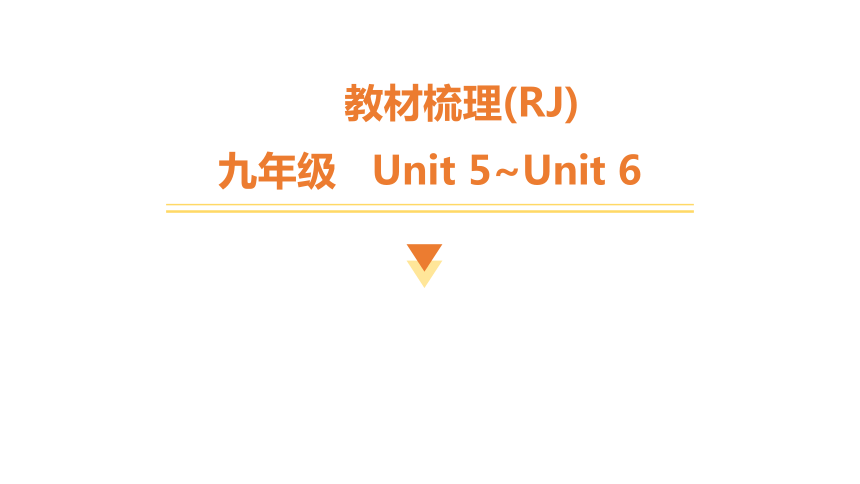 2024中考一轮复习（英语人教版）：教材梳理九年级   Unit 5~Unit 6课件（47张PPT)