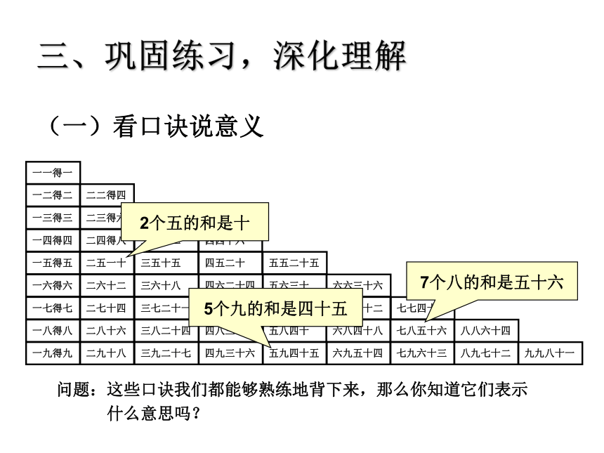 数学二年级上人教版9整理和复习  课件（12张）