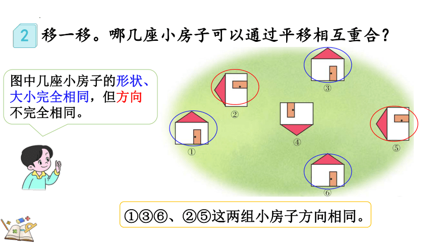 人教版数学二年级下册3.2 认识生活中的平移现象（课件）(共20张PPT)