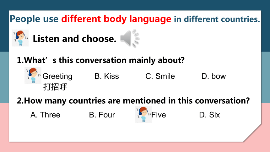 Module 11Body language 课件＋音频 (共91张PPT，含内嵌视频)外研版七年级英语下册