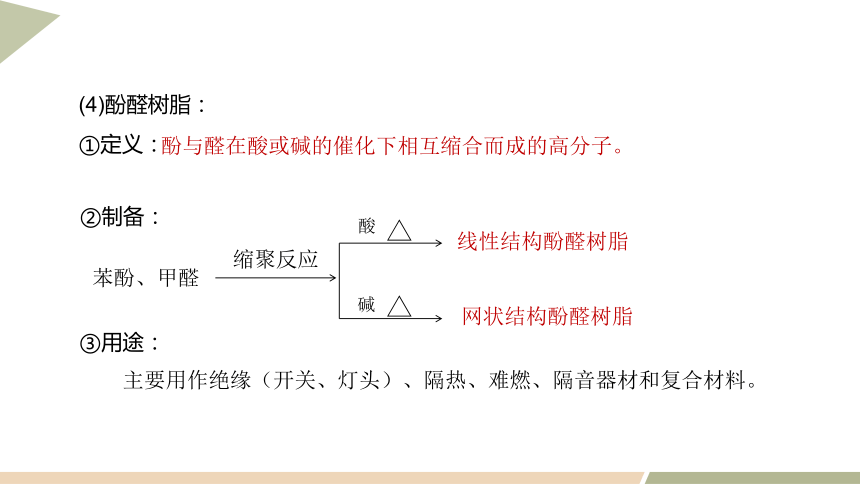 第五章 章末复习  课件（共18张PPT） 2023-2024学年高二化学人教版（2019）选择性必修3