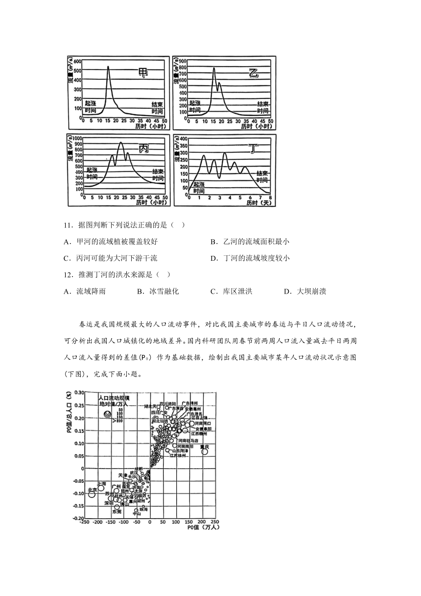 河北省保定市2023-2024学年高三上学期1月期末地理试题（含解析）