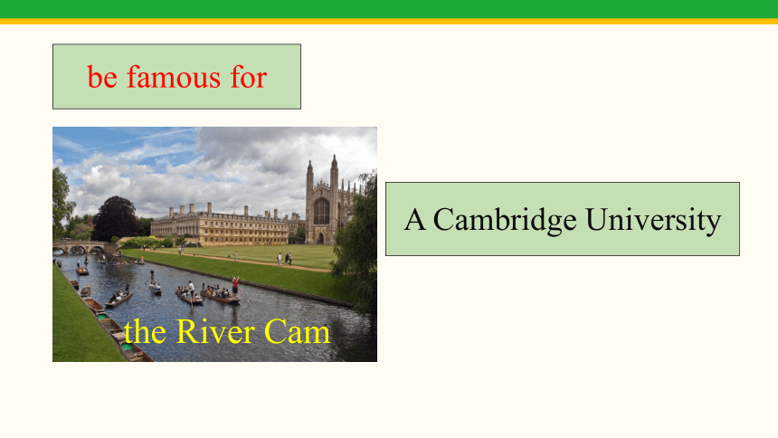 Module 2 My home town and my country Unit 2Cambridge is a beautiful city in the east of England 课件(共