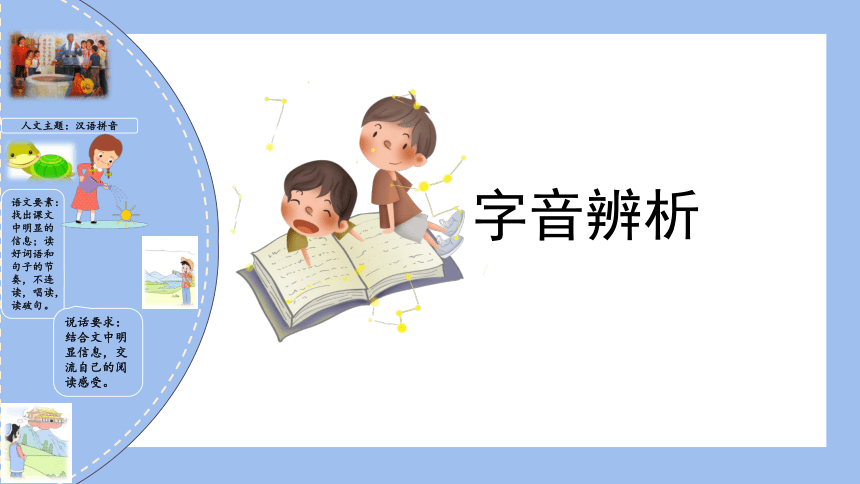 统编版一年级语文下册单元复习第二单元（复习课件）