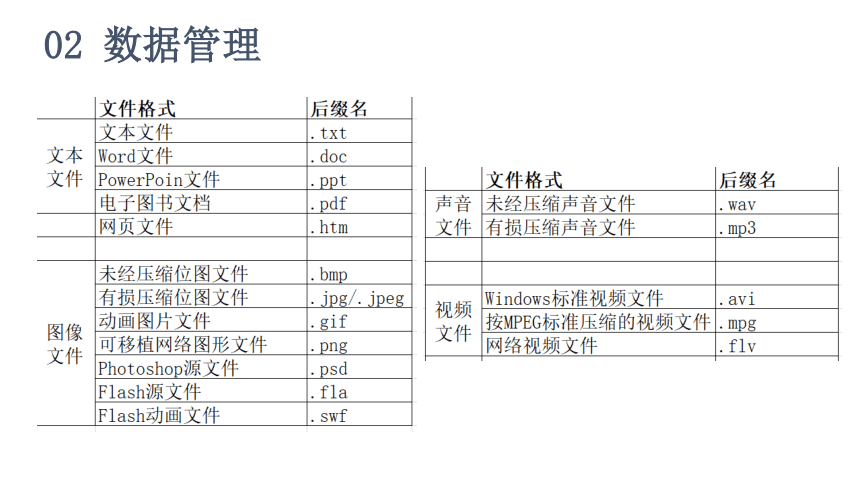 1.4、1.5数据管理与安全、大数据 课件(共29张PPT) 2023—2024学年浙教版（2019）高中信息技术必修1