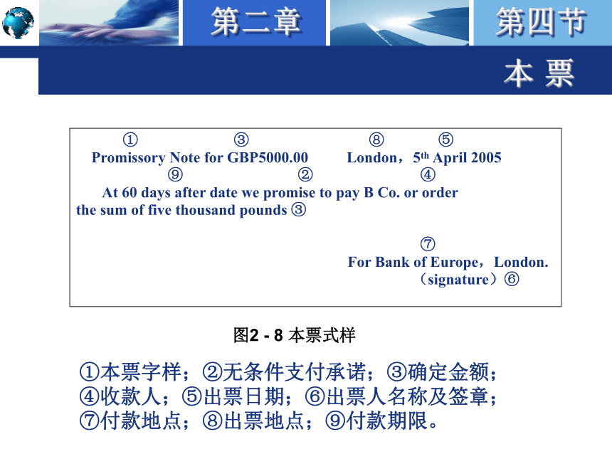 2.4本票 课件(共23张PPT)-《国际结算实务》同步教学（高教版）