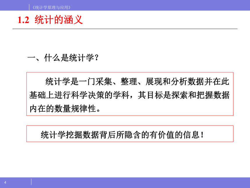 第1章　绪论  课件(共25张PPT) - 《统计学原理与应用》同步教学（人民邮电版）