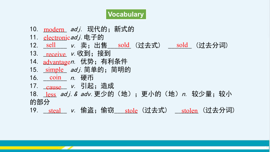 UNIT 4 Unit Review 教学课件--冀教版初中英语八年级下