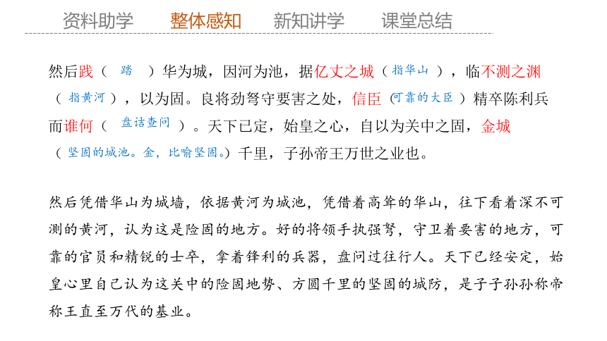 11.1 《过秦论》 课件(共34张PPT) 2023-2024学年高二语文部编版选择性必修中册