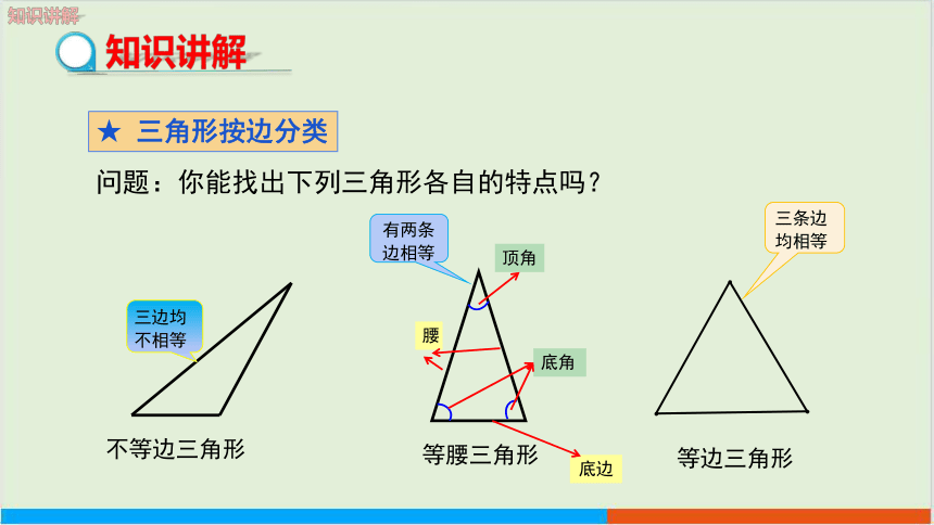 4.1 认识三角形（第2课时）教学课件 北师大版中学数学七年级（下）