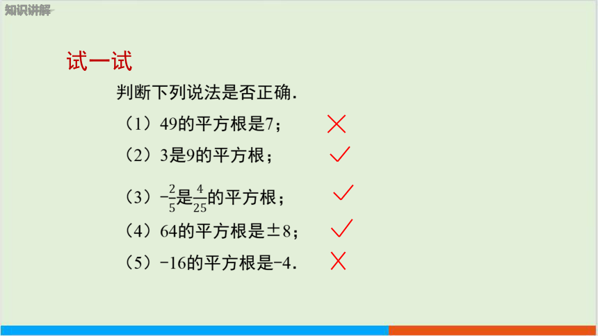 第6章6.1平方根、立方根（第1课时 平方根的概念及简单计算） 教学课件--沪科版初中数学七年级（下）