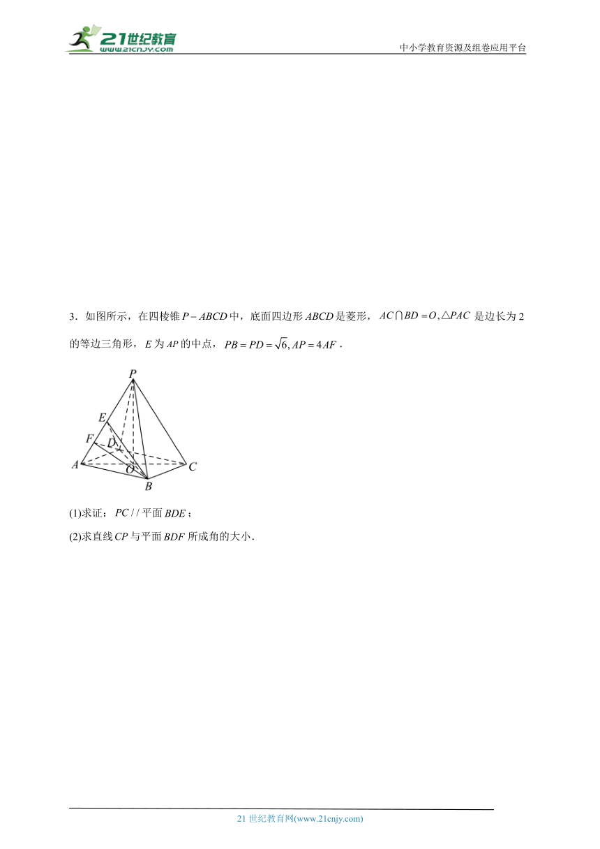 （压轴题特训）2024年高考数学空间向量与立体几何专题练习（含解析）