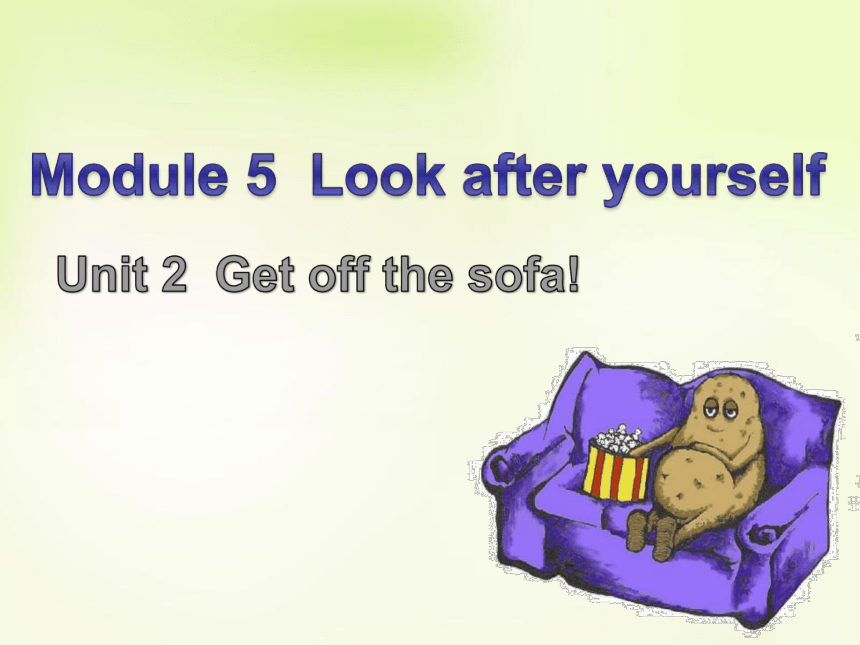 Module 5 Unit 2 Get off the sofa.课件+内嵌音频（外研版九年级下册）