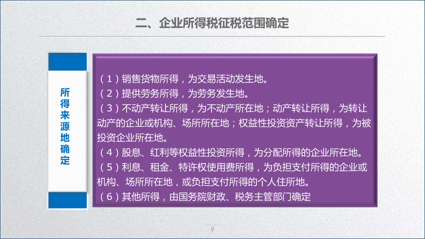 学习任务5.1 企业所得税纳税人、征税范围和税率确定 课件(共50张PPT)-《税务会计》同步教学（高教版）