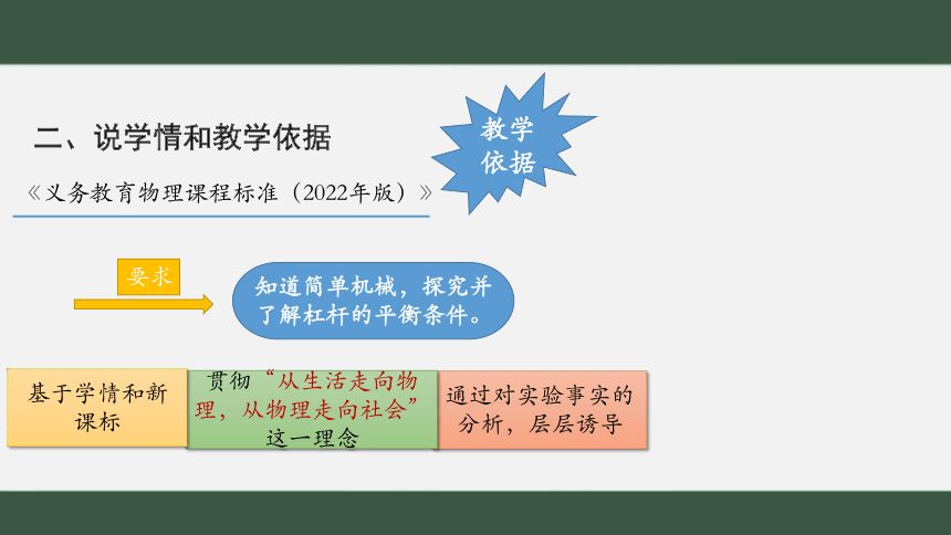 第十二章 简单机械 12.1  杠杆 说课 课件(共32张PPT) 人教版 八年级下册