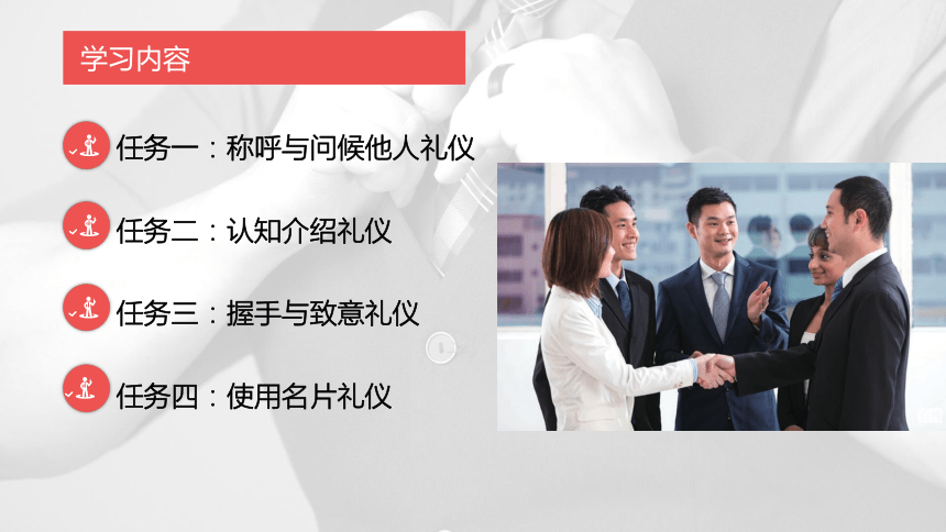 第二章商务会面礼仪 课件(共48张PPT)-《商务沟通与礼仪》同步教学（高教版）