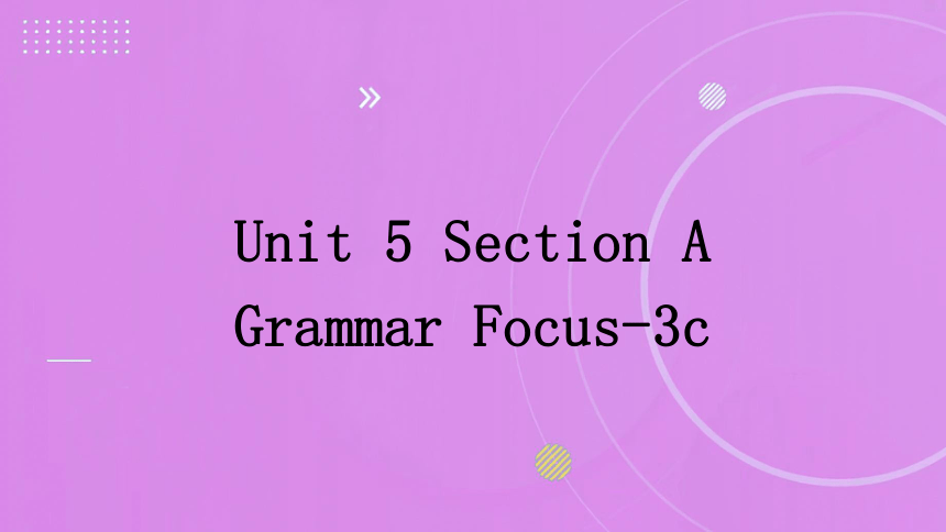 Unit 5 This is my sister. Section A Grammar Focus-3c 课件(共21张PPT)