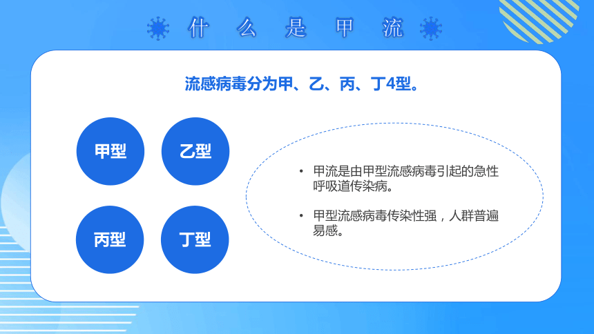 初中班会 健康教育主题班会------关注健康 预防甲流 课件 (25张PPT)