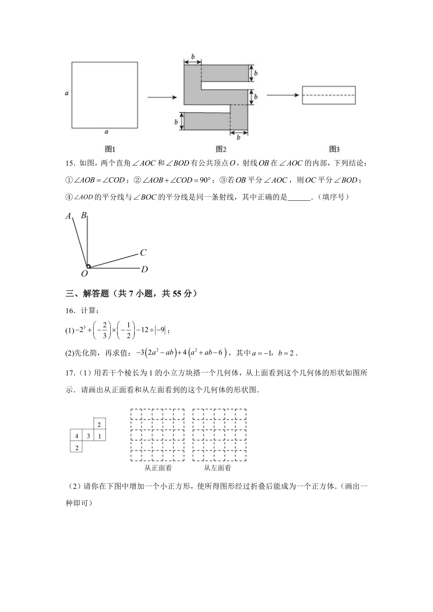 河南省郑州市郑东新区2023-2024学年七年级上学期期末数学试题（含解析）