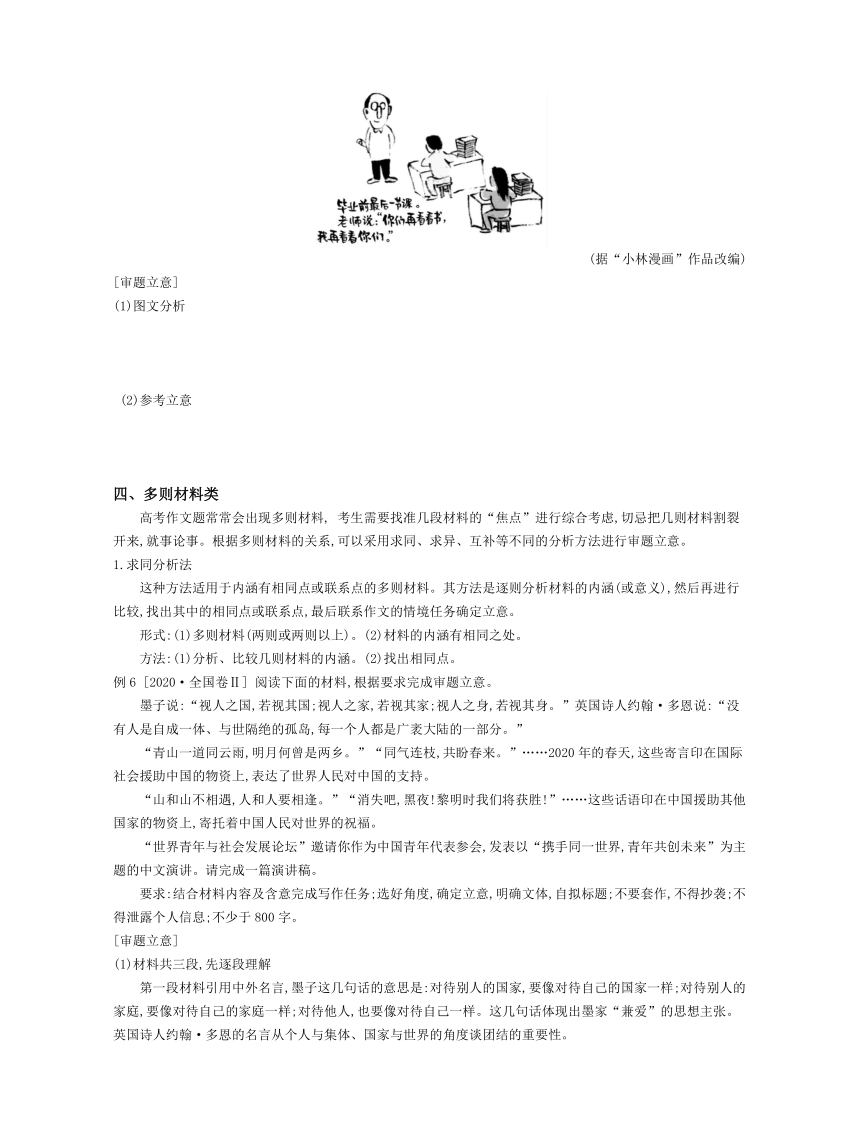 2024届高考语文复习：不同类型作文的审题立意策略 (一)