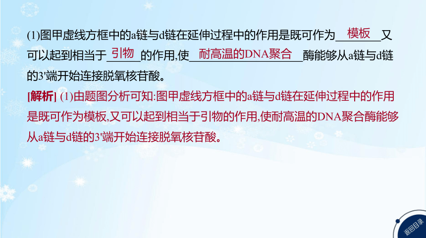 高考生物二轮复习微专题9　PCR技术的热点考法归纳及融合基因的原理和应用(共31张PPT)