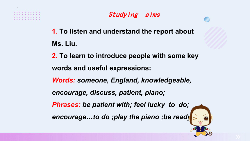 Unit 1 Lesson 5  Meet Ms. Liu 课件(共16张PPT)冀教版英语八年级上册