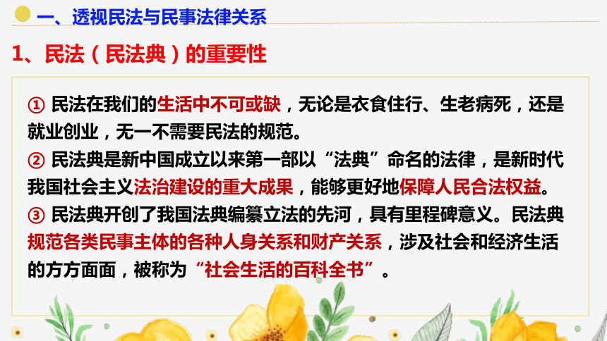 1.1认真对待民事权利与义务课件(共41张PPT+1个内嵌视频)-统编版选择性必修二法律与生活